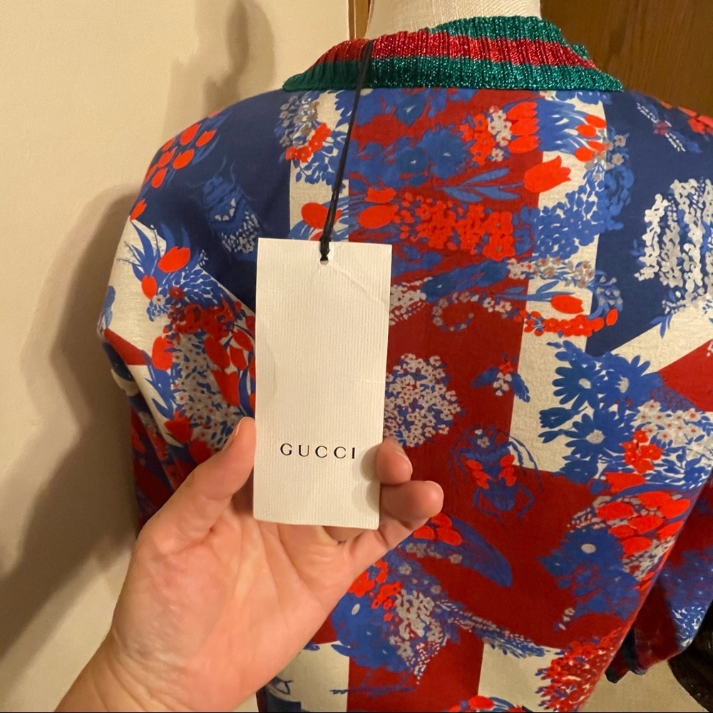 NWT Gucci floral print crewneck - Picture 6 of 11